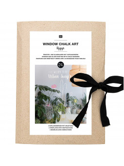 WINDOW CHALK ART - HUGGE